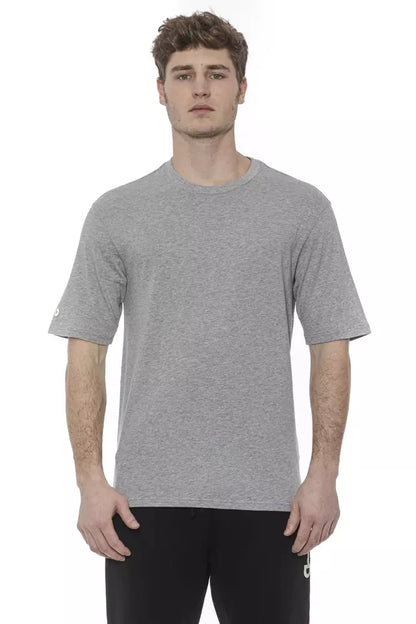 T-shirt homme en coton gris clair
