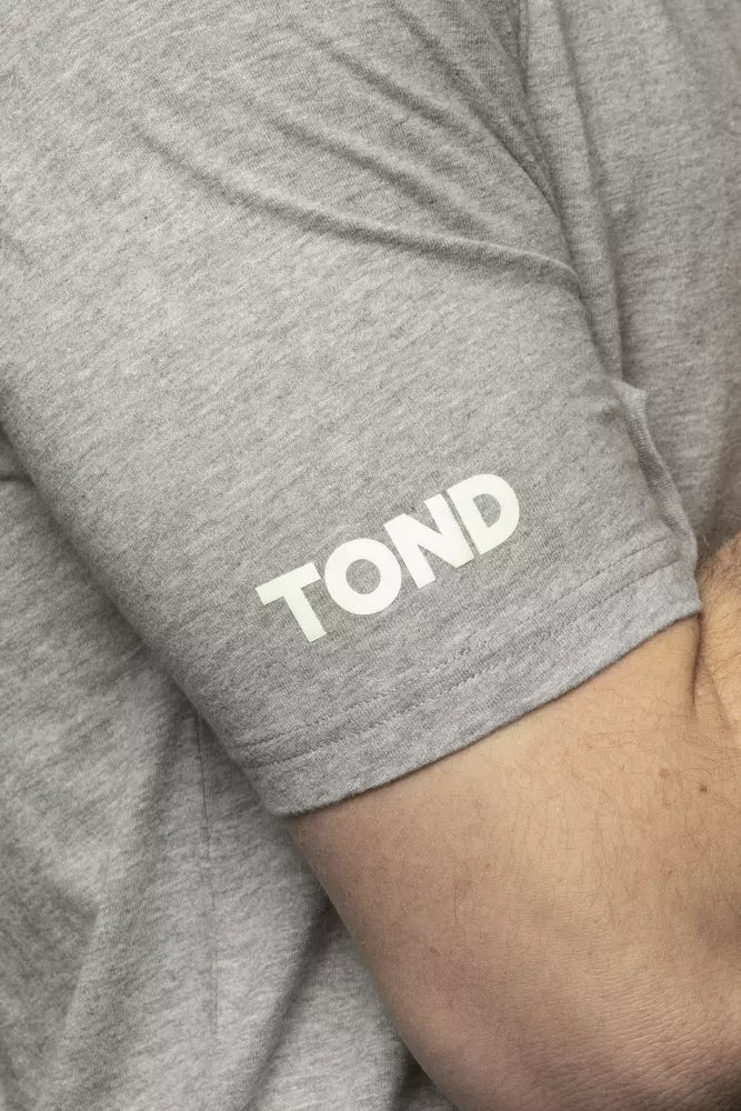 T-shirt homme en coton gris clair