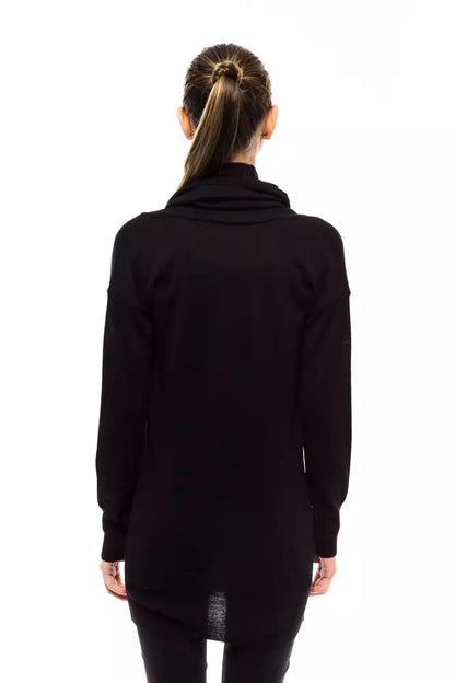Pull en laine noir Montana Blu pour femme