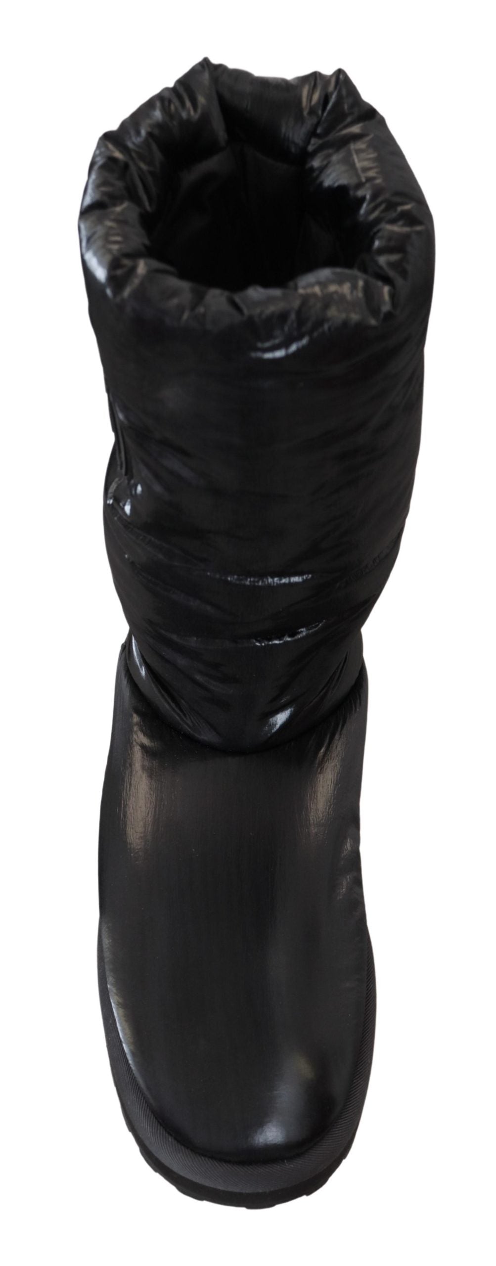 Dolce & Gabbana Black Mid Calf Boots - Luxe Hiver pour Hommes