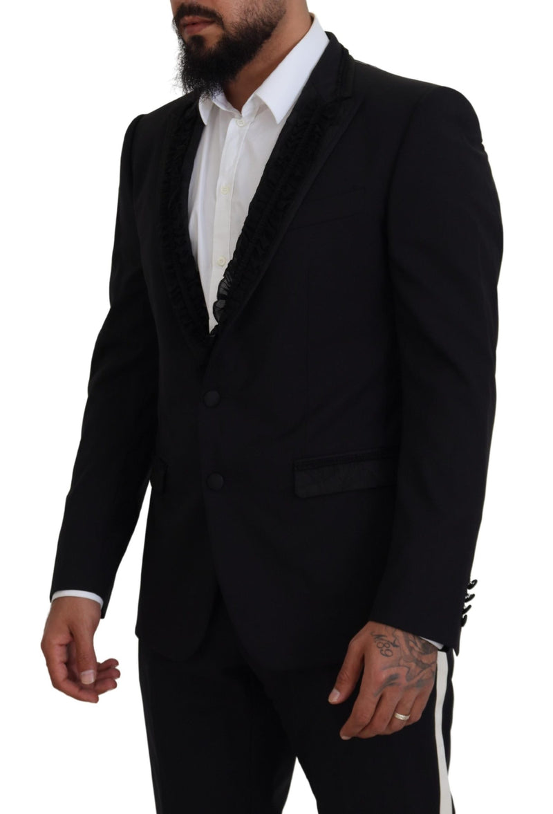 Dolce &amp; Gabbana, veste blazer MARTINI noire, coupe slim.