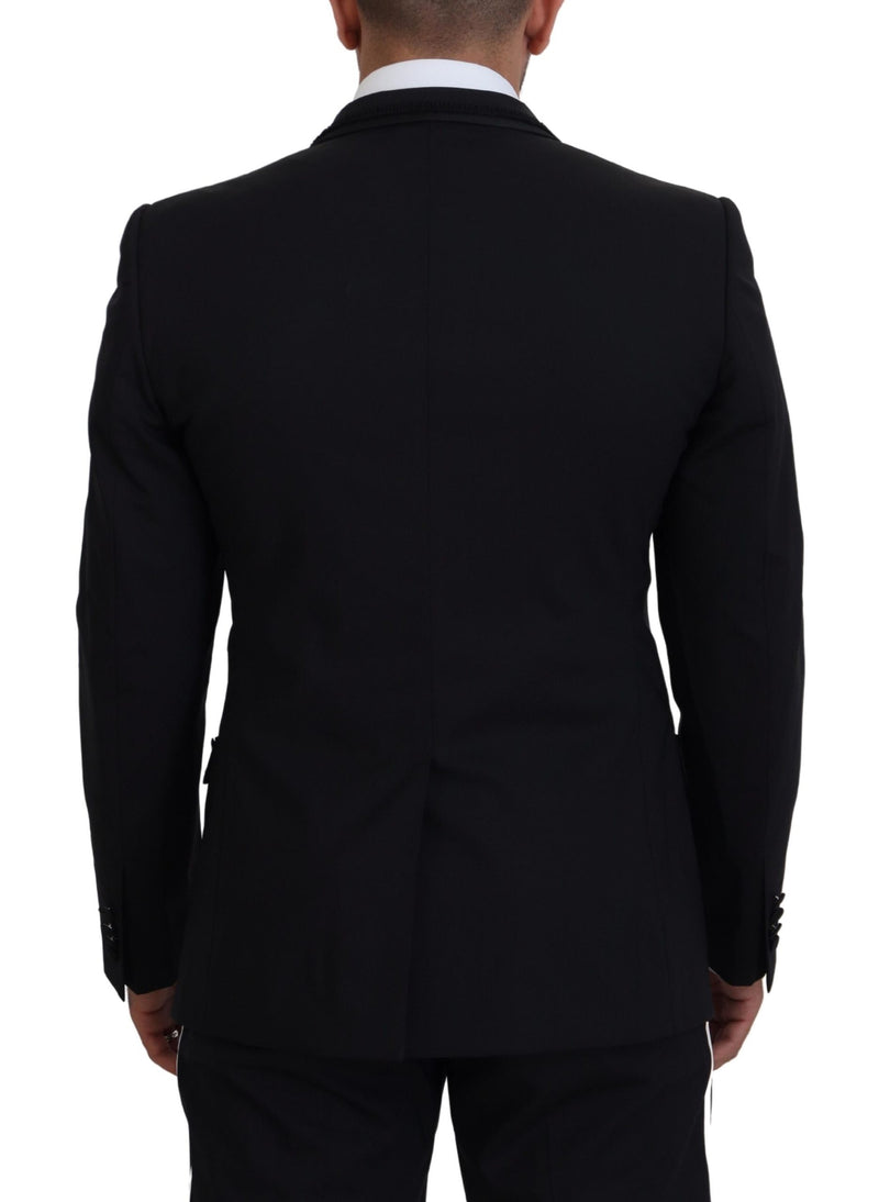 Dolce &amp; Gabbana, veste blazer MARTINI noire, coupe slim.