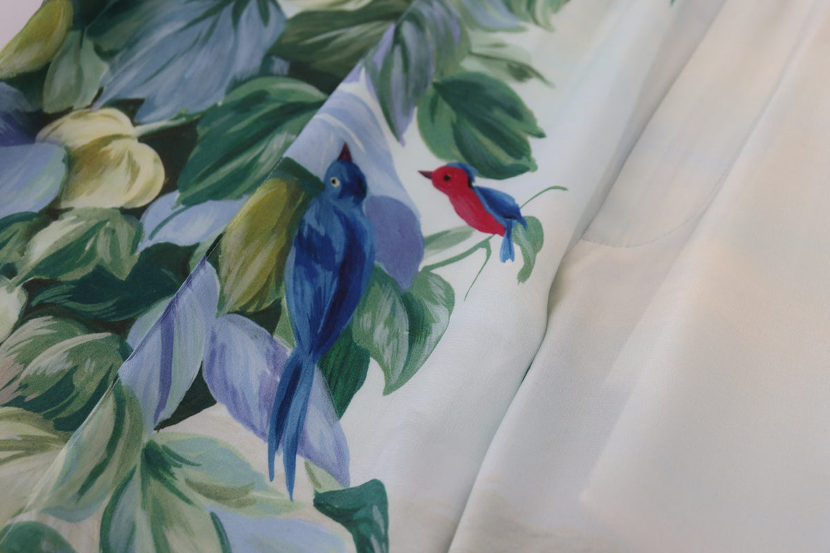 Pantalon de jogging homme blanc à imprimé floral Dolce &amp; Gabbana