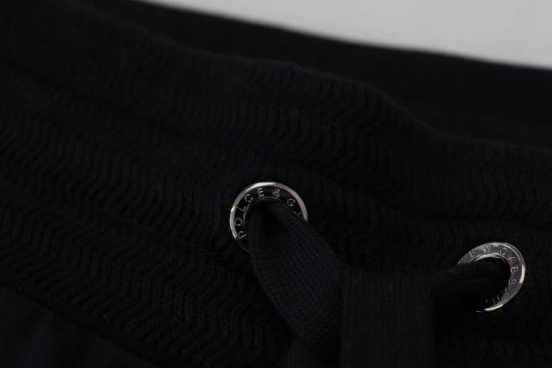 Pantalon de jogging homme noir à imprimé DG de Dolce &amp; Gabbana
