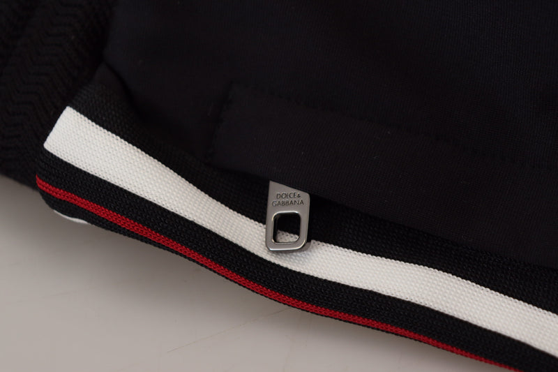 Pantalon de jogging homme noir à imprimé DG de Dolce &amp; Gabbana