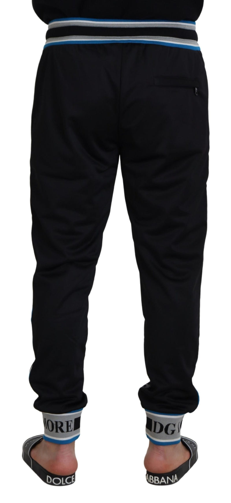 Pantalon de jogging à imprimé léopard DG King multicolore de Dolce &amp; Gabbana