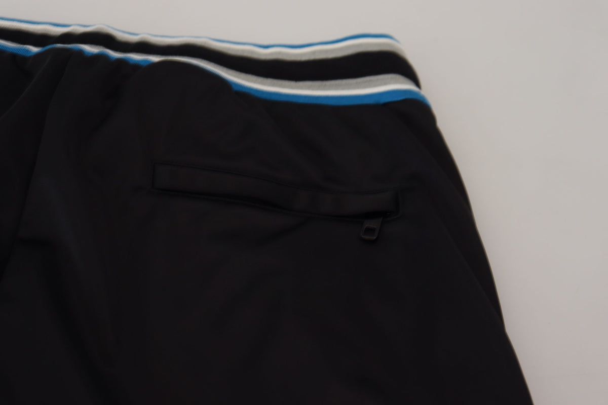 Pantalon de jogging à imprimé léopard DG King multicolore de Dolce &amp; Gabbana