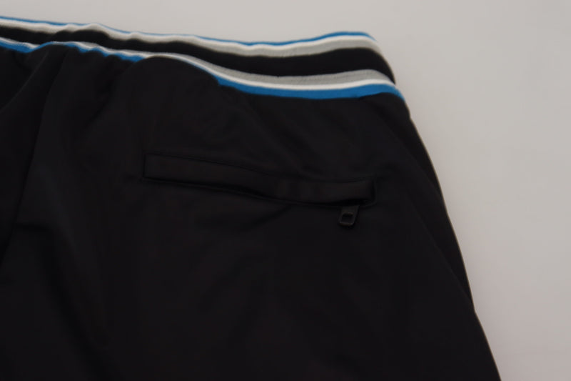 Pantalon de jogging à imprimé léopard DG King multicolore de Dolce &amp; Gabbana