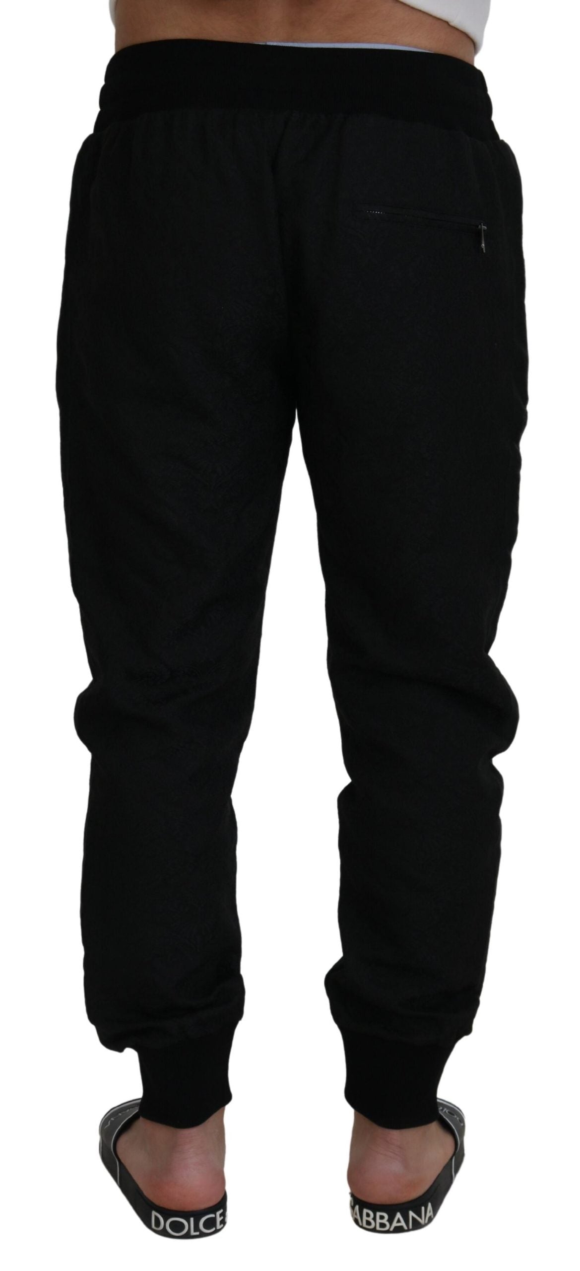 Pantalon de jogging décontracté noir pour homme Dolce &amp; Gabbana