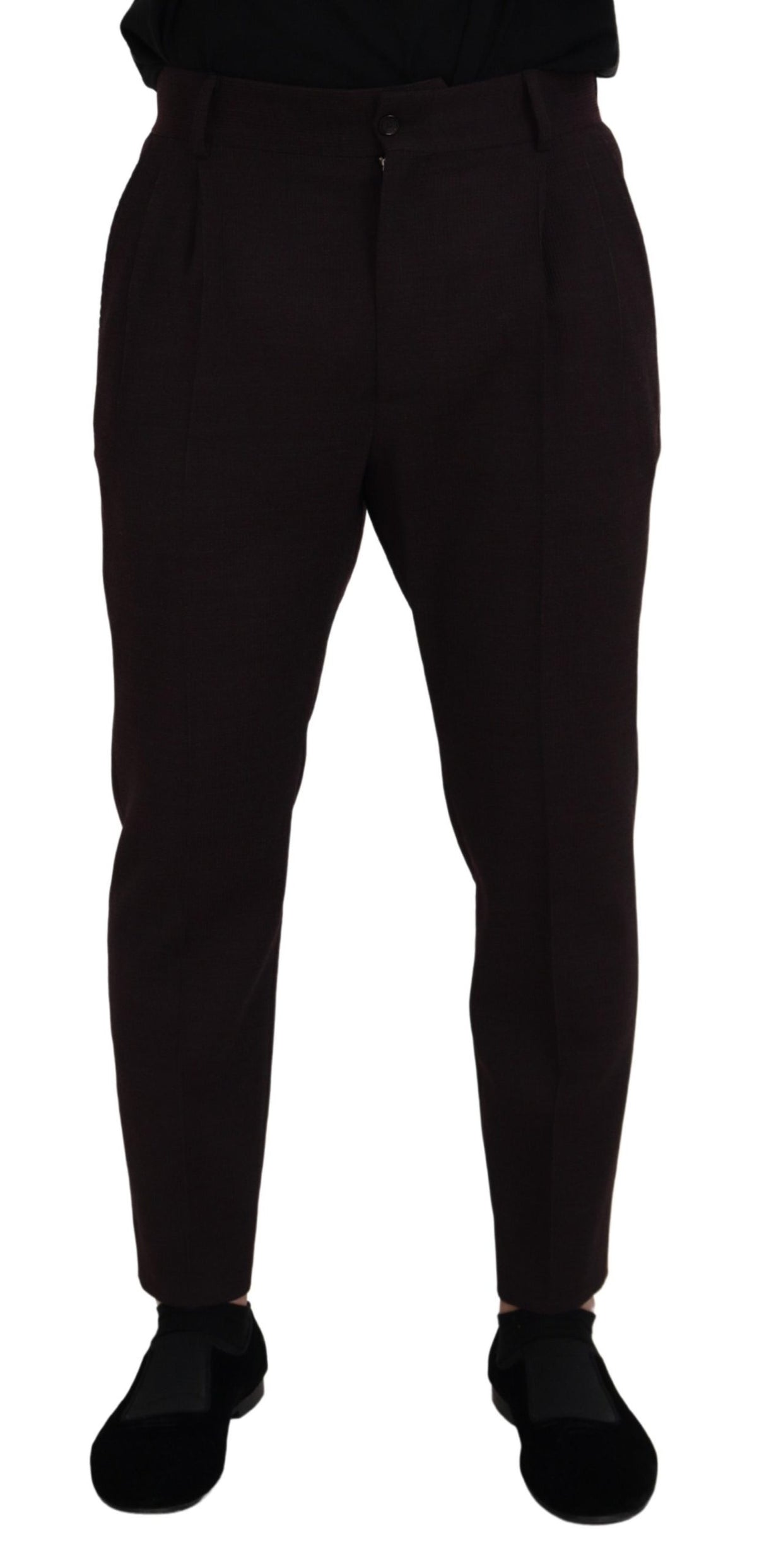 Pantalon chino en coton brun pour homme de Dolce &amp; Gabbana