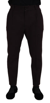 Pantalon chino en coton brun pour homme de Dolce &amp; Gabbana