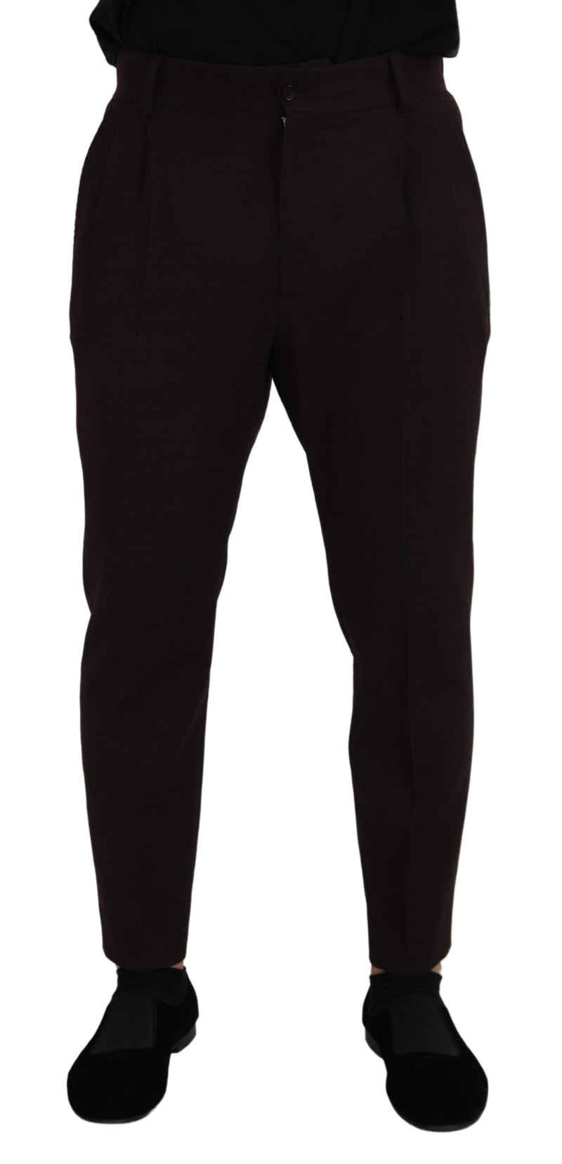 Pantalon chino en coton brun pour homme de Dolce &amp; Gabbana