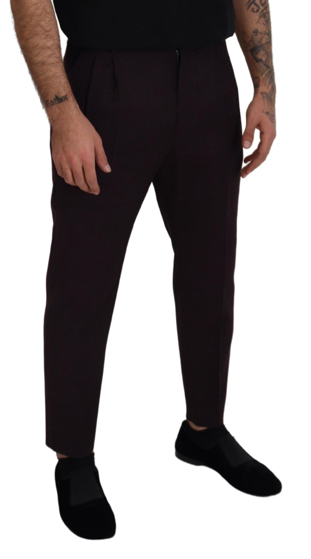 Pantalon chino en coton brun pour homme de Dolce &amp; Gabbana