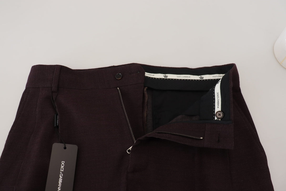 Pantalon chino en coton brun pour homme de Dolce &amp; Gabbana