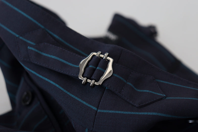Pantalon habillé rayé bleu pour homme de Dolce &amp; Gabbana