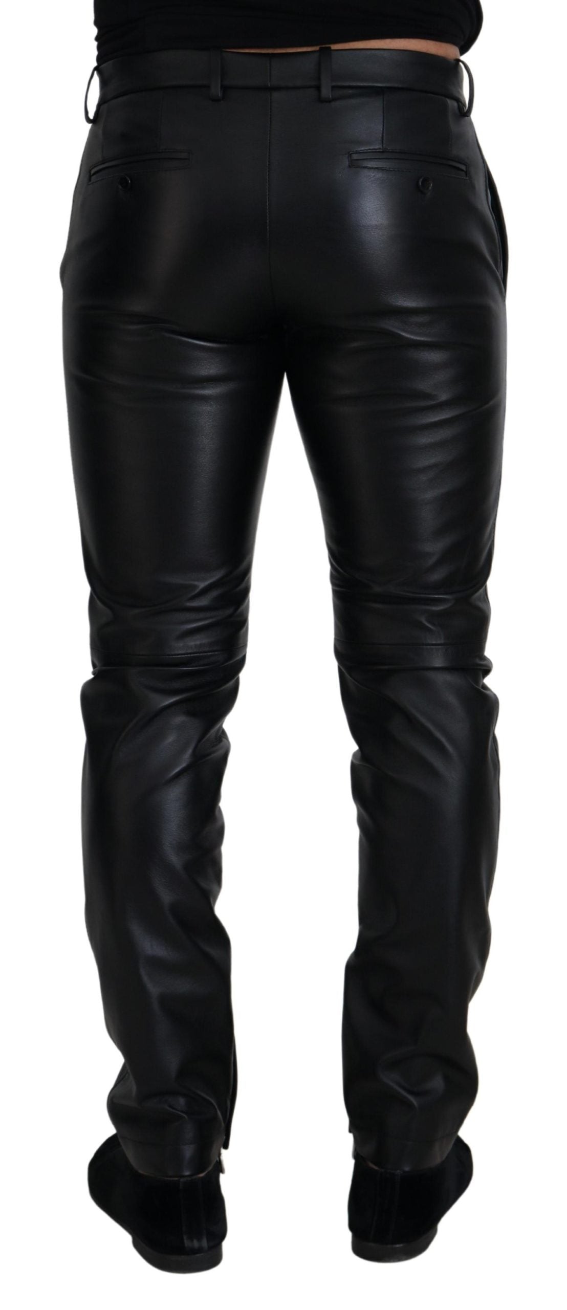 Pantalon skinny noir extensible et brillant Dolce &amp; Gabbana