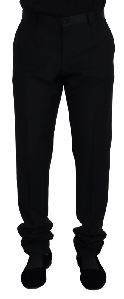 Dolce & Gabbana zwarte wollen chino broek voor heren