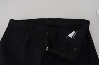 Dolce & Gabbana zwarte wollen chino broek voor heren