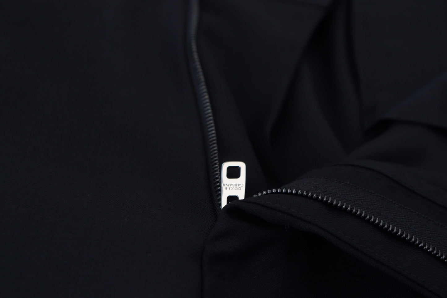Dolce & Gabbana zwarte wollen chino broek voor heren