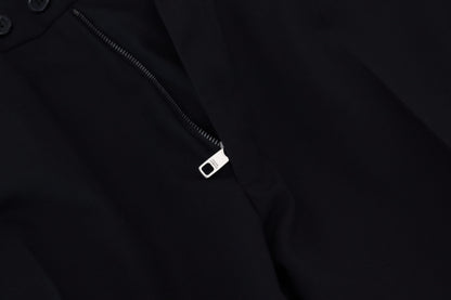 Dolce & Gabbana zwarte polyester chino broek voor heren