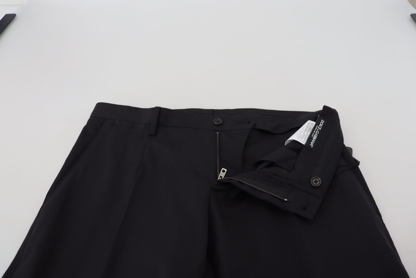 Dolce & Gabbana zwarte wollen chino broek voor heren