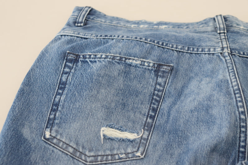 Jeans en jean délavé bleu en coton décontracté de Dolce &amp; Gabbana