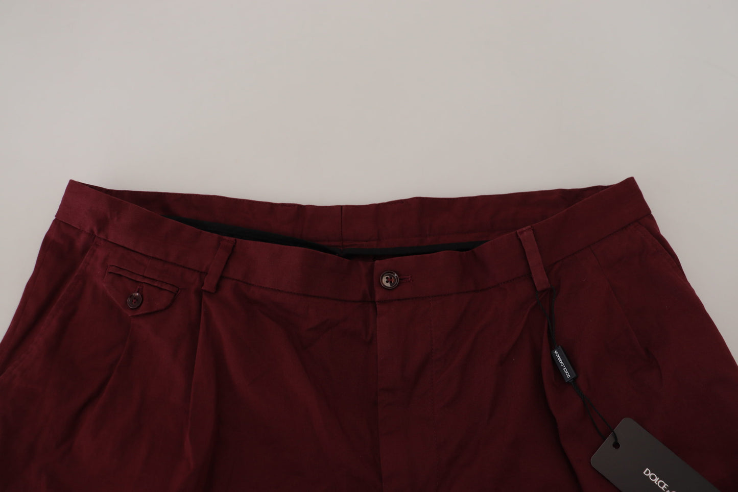 Shorts Bermuda décontractés en coton marron de Dolce &amp; Gabbana