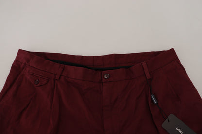 Shorts Bermuda décontractés en coton marron de Dolce &amp; Gabbana