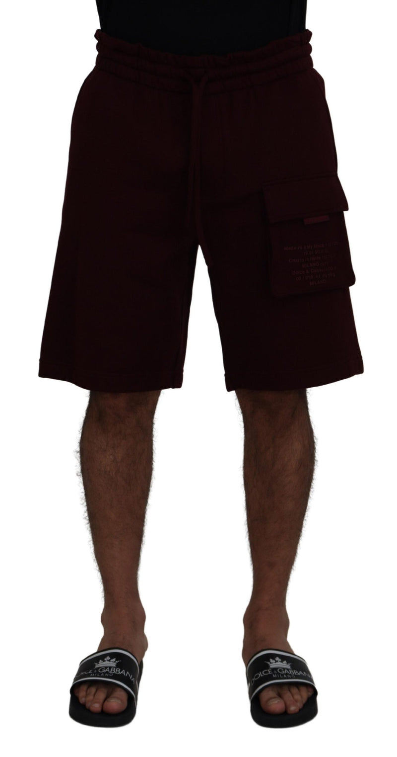 Short cargo bermuda marron pour homme Dolce &amp; Gabbana