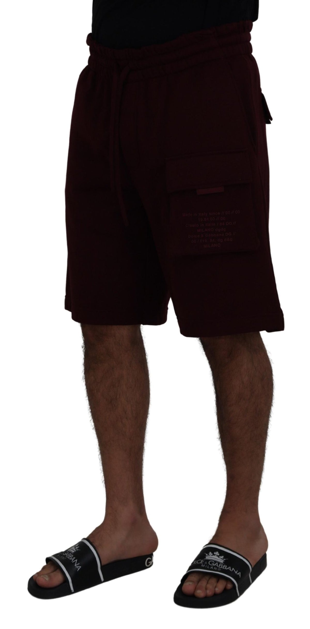 Short cargo bermuda marron pour homme Dolce &amp; Gabbana