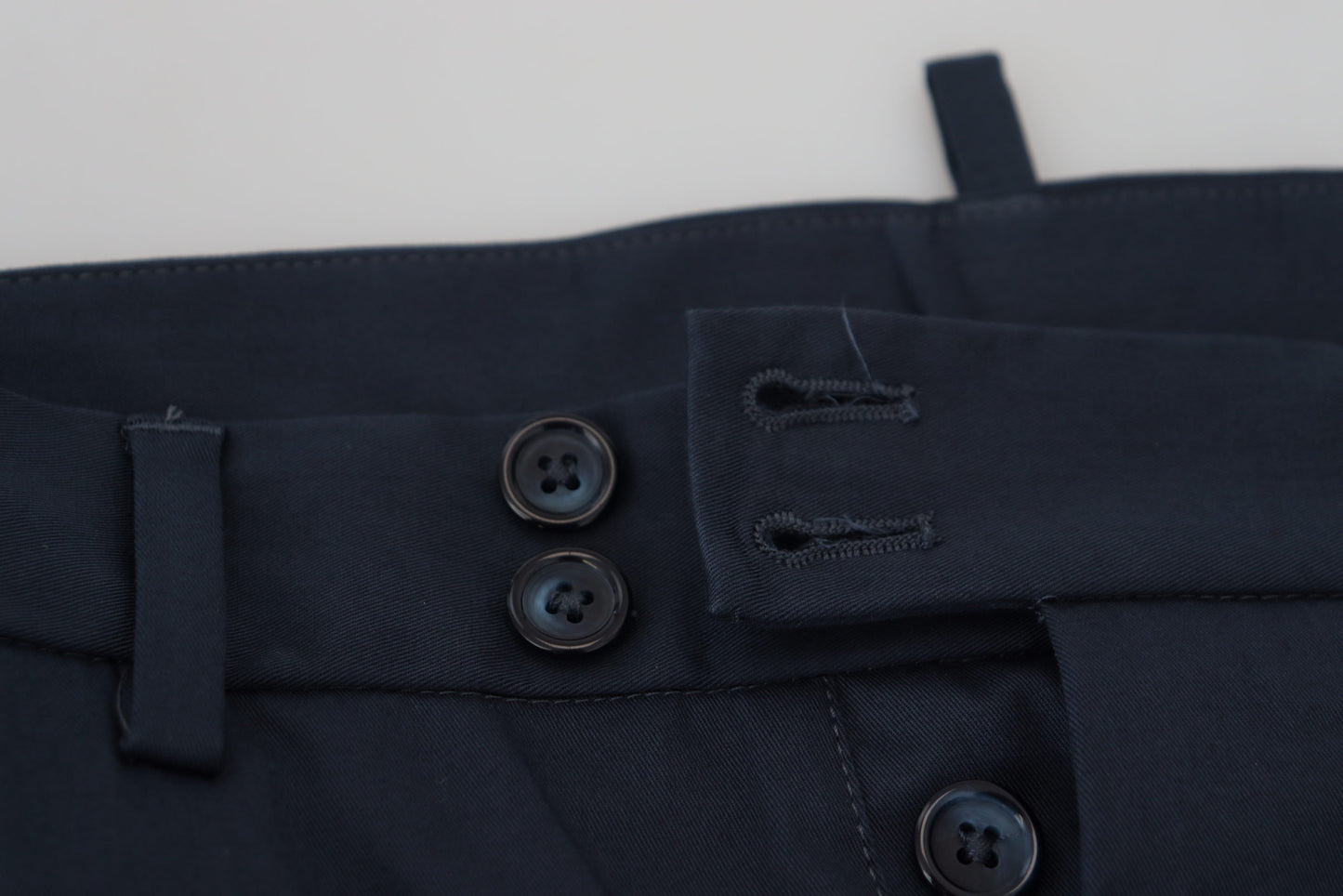 Dolce &amp; Gabbana blauwe Bermuda-shorts voor heren, lage taille.