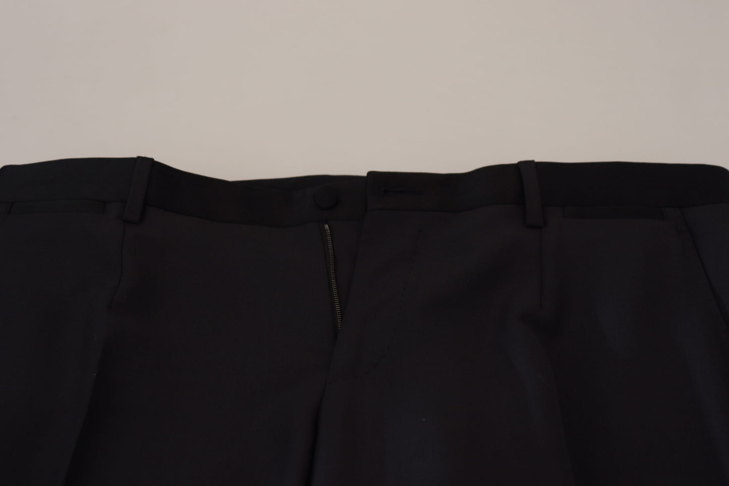 Pantalon habillé noir en laine pour homme de Dolce &amp; Gabbana