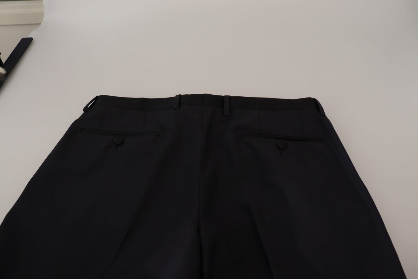 Pantalon habillé noir en laine pour homme de Dolce &amp; Gabbana