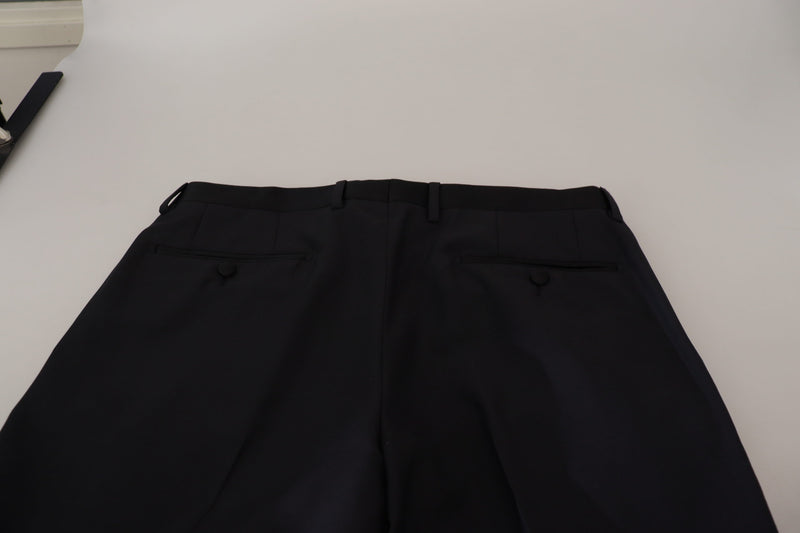 Pantalon habillé noir en laine pour homme de Dolce &amp; Gabbana