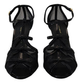 Dolce & Gabbana Sandales à Talons Aiguilles Noires