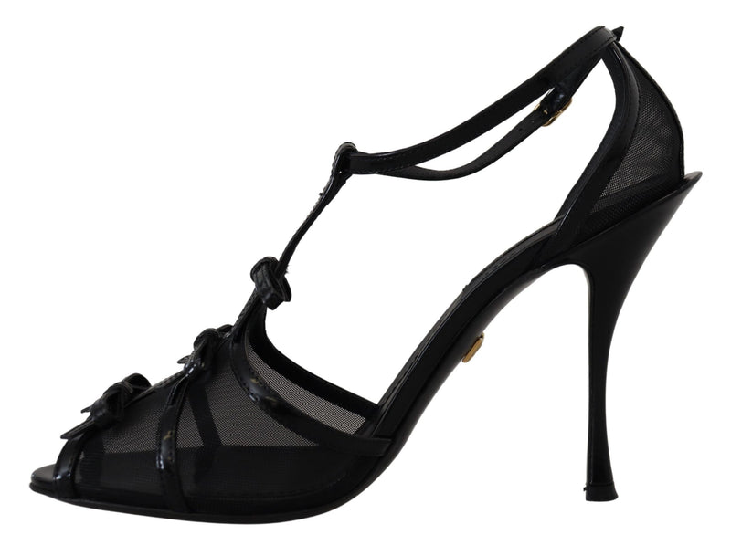 Dolce & Gabbana Sandales à Talons Aiguilles Noires