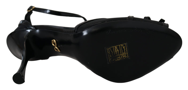 Dolce & Gabbana Sandales à Talons Aiguilles Noires