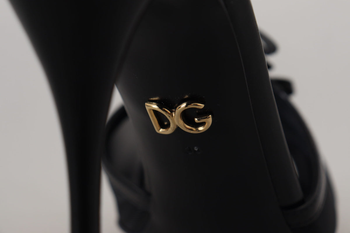 Dolce & Gabbana Sandales à Talons Aiguilles Noires