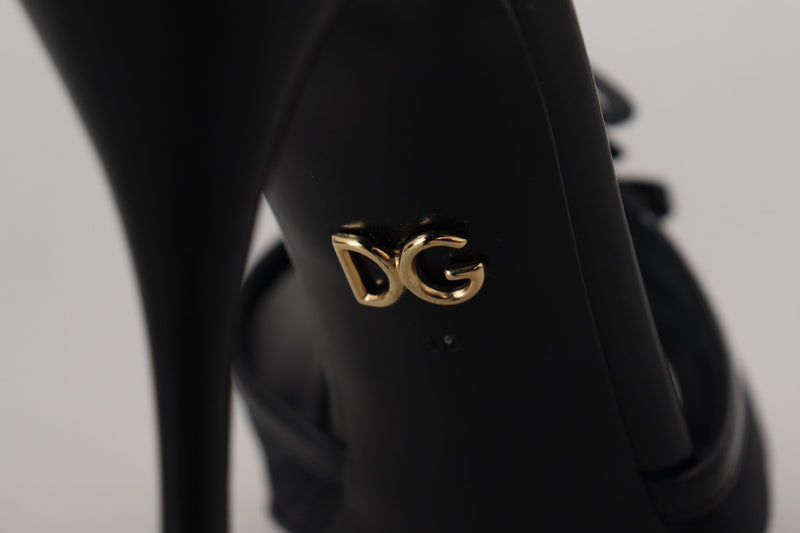 Dolce & Gabbana Sandales à Talons Aiguilles Noires