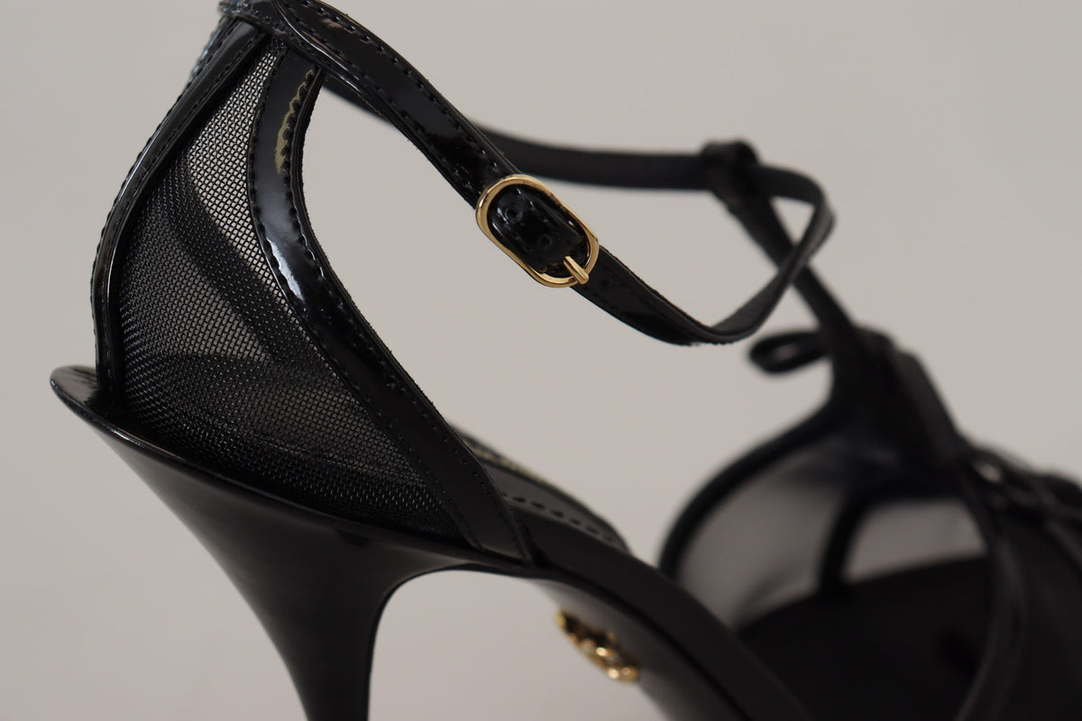 Dolce & Gabbana Sandales à Talons Aiguilles Noires