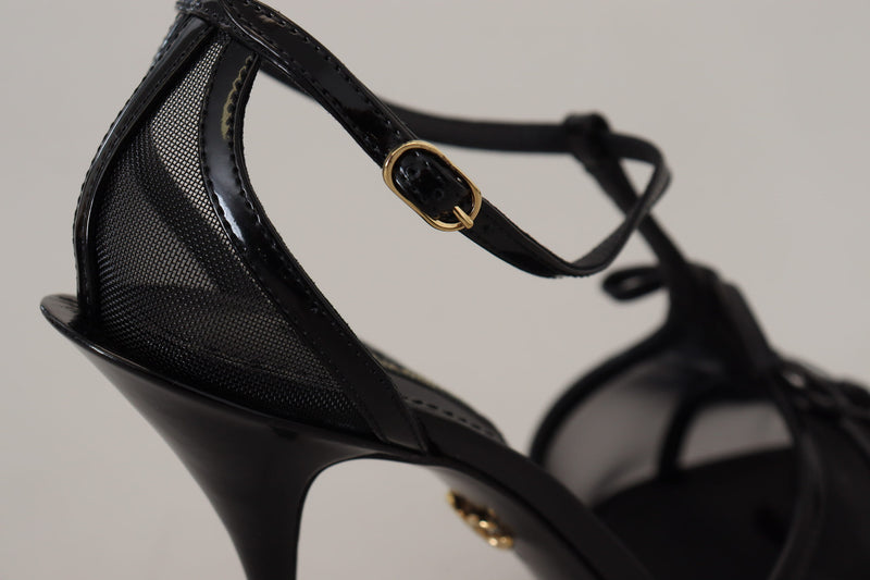 Dolce & Gabbana Sandales à Talons Aiguilles Noires