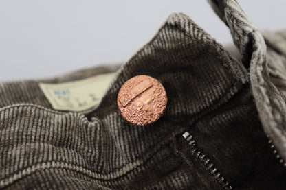 Jeans homme slim en sergé de coton délavé gris Acht