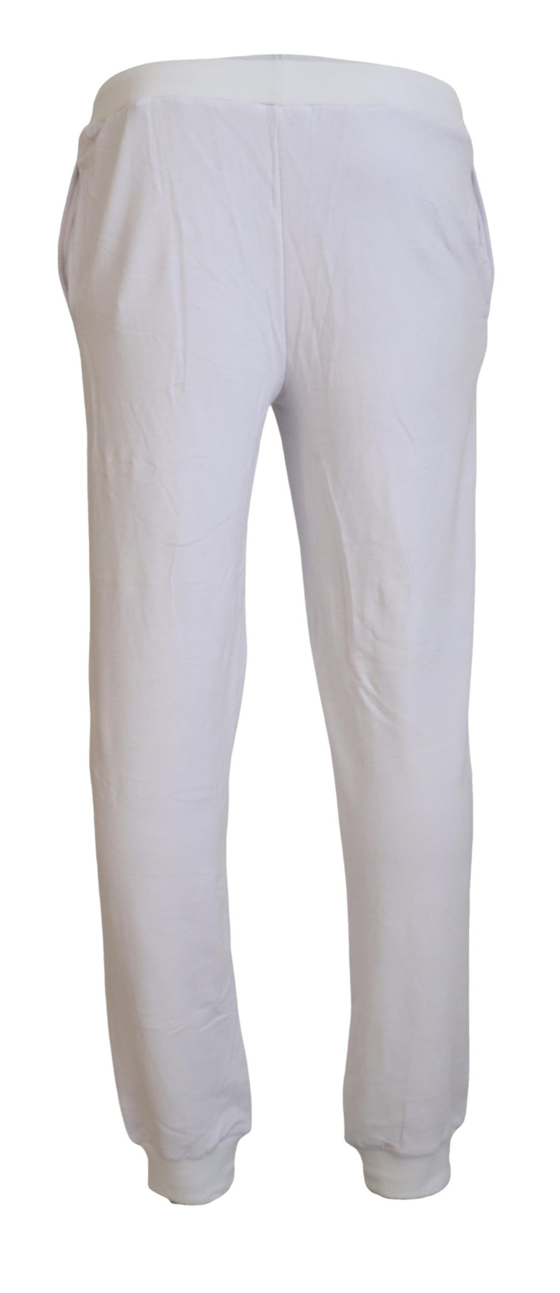 Pantalon de jogging homme en coton blanc avec logo John Galliano