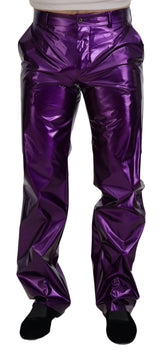 Pantalon décontracté pour homme violet scintillant Dolce &amp; Gabbana