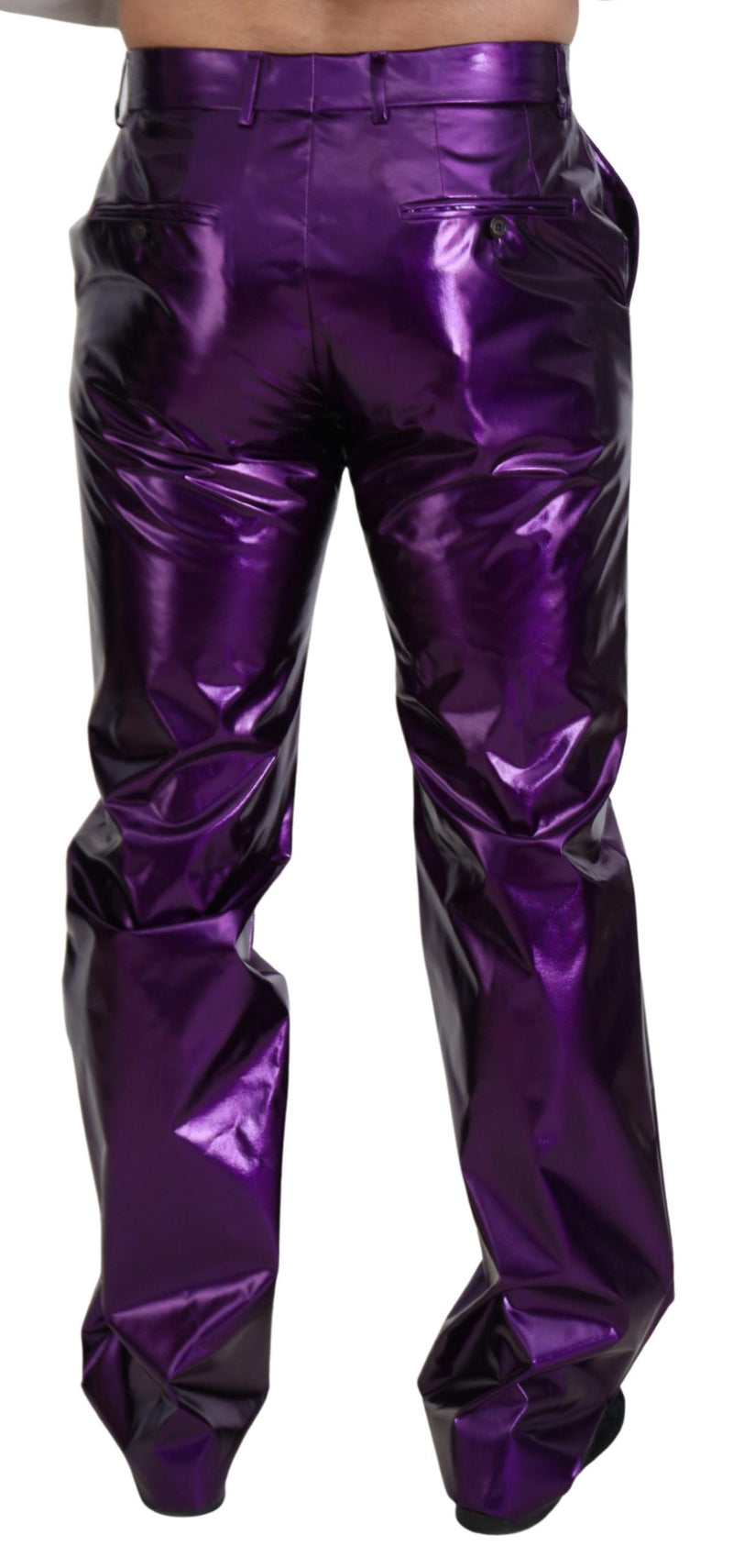 Pantalon décontracté pour homme violet scintillant Dolce &amp; Gabbana