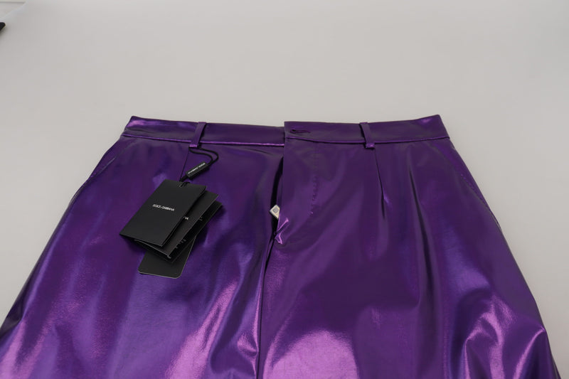 Pantalon décontracté pour homme violet scintillant Dolce &amp; Gabbana