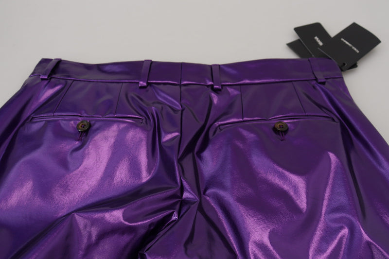 Pantalon décontracté pour homme violet scintillant Dolce &amp; Gabbana