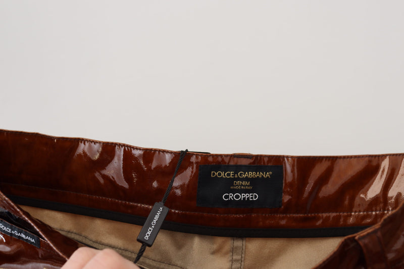 Jeans slim homme en jean multicolore brillant Dolce &amp; Gabbana