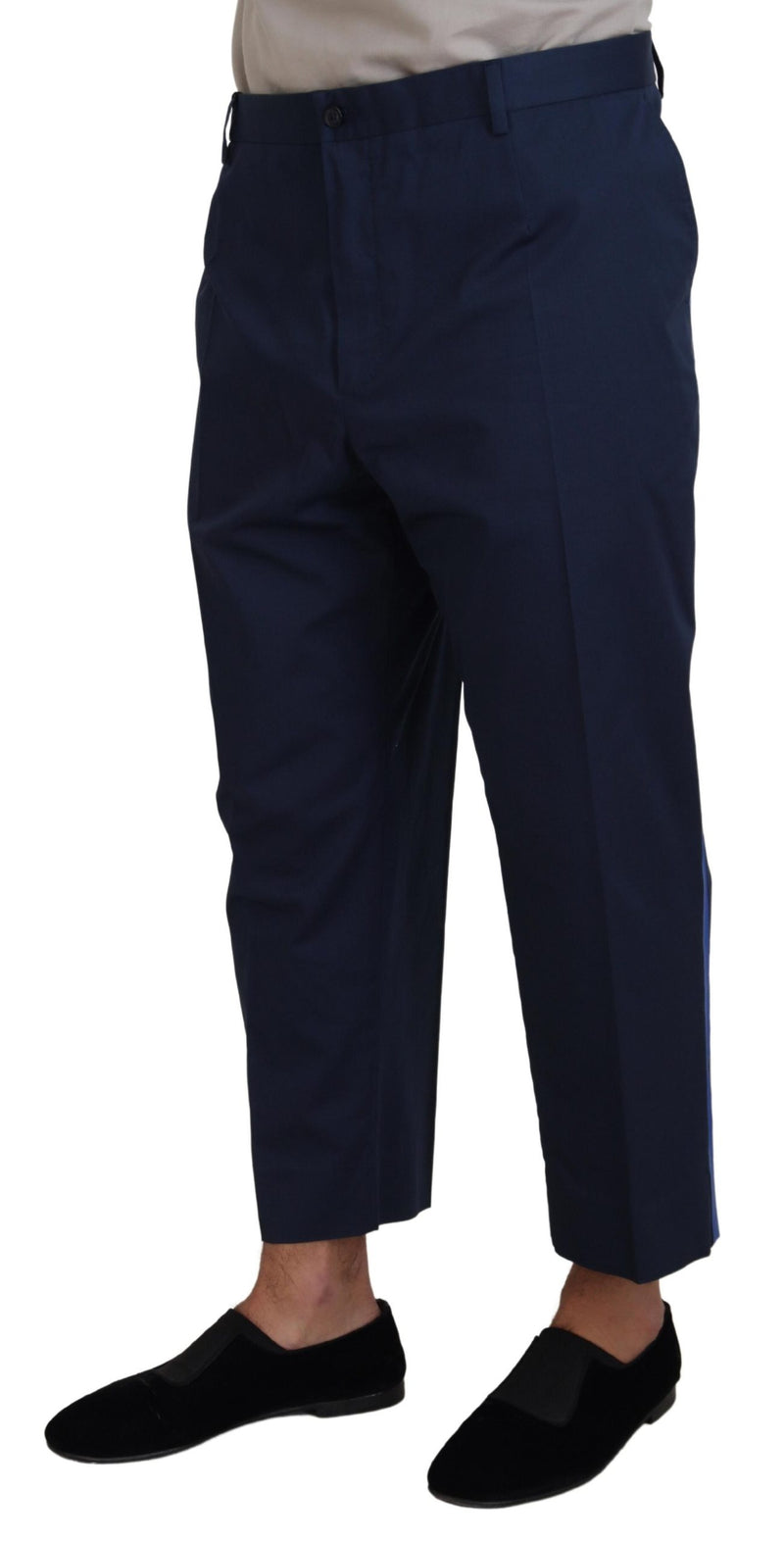 Pantalon court en coton bleu pour homme de Dolce &amp; Gabbana