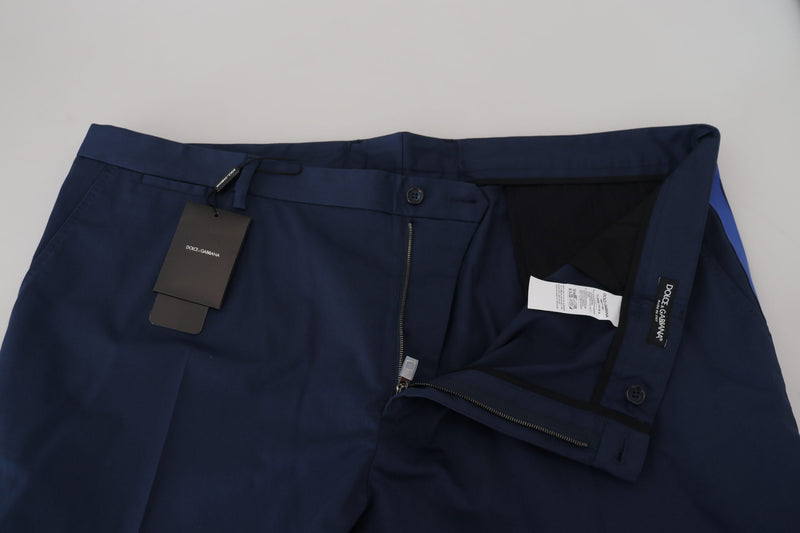 Pantalon court en coton bleu pour homme de Dolce &amp; Gabbana